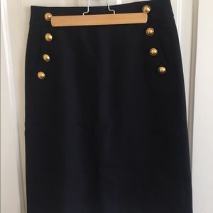 Loft black knee-length skirt, 2